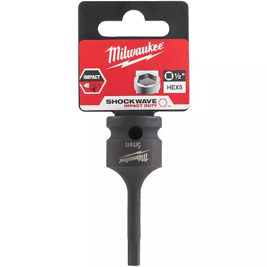 Milwaukee ShockWave Impact Duty Bit Cap 1/2" Hex 5mm 4932478063