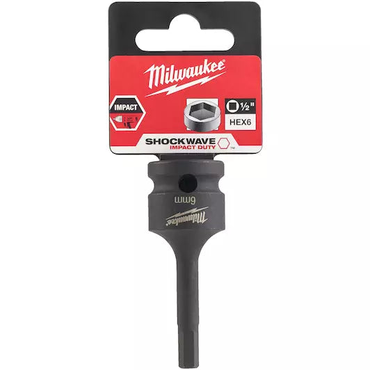 Milwaukee ShockWave Impact Duty Bit Cap 1/2" Hex 6mm 4932478064