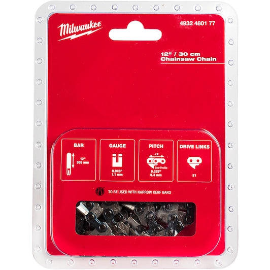 Milwaukee 300mm (12") Chainsaw Chain (for M18FTHCHS30) 4932480177