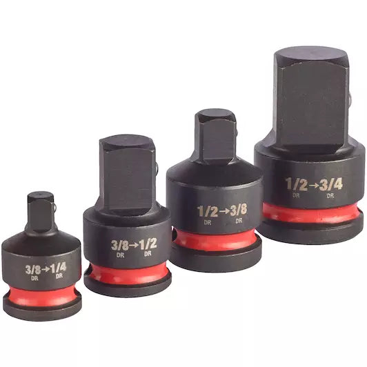 Milwaukee ShockWave 4pc Impact Duty Adaptor Set 4932480356