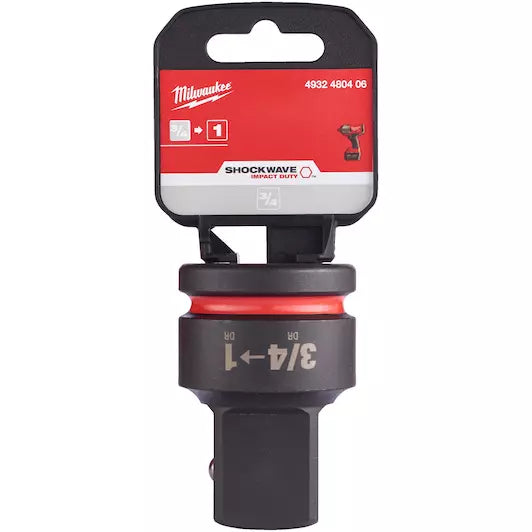 Milwaukee 3/4" to 1" Shockwave Impact Duty Adaptor 4932480406
