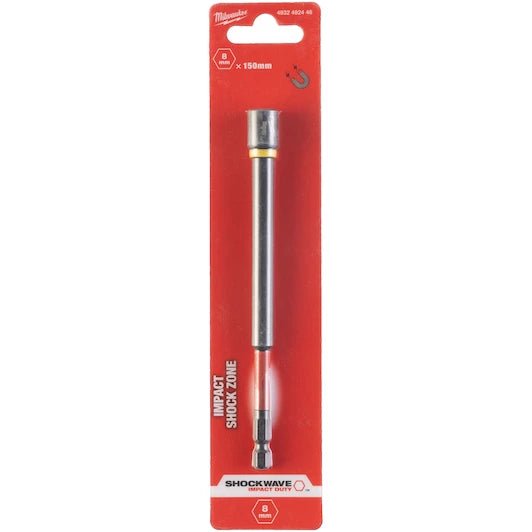 Milwaukee ShockWave Magnetic Nut Driver HEX8 x 150mm 4932492446