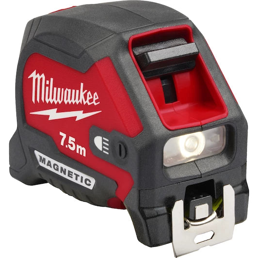 Milwaukee LED Magnetic Tape Measure 7.5m 4932492469