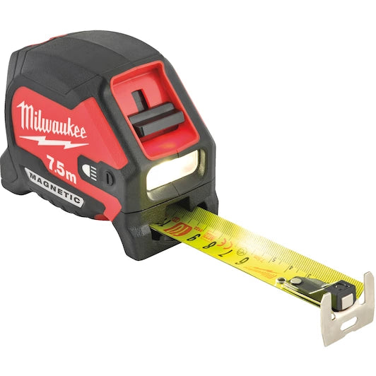 Milwaukee LED Magnetic Tape Measure 7.5m 4932492469