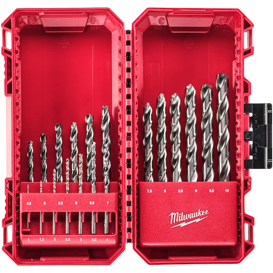 Milwaukee HSS-Ground Set D338 (19Pc) Metal Drill Bits Thunderweb 4932493869