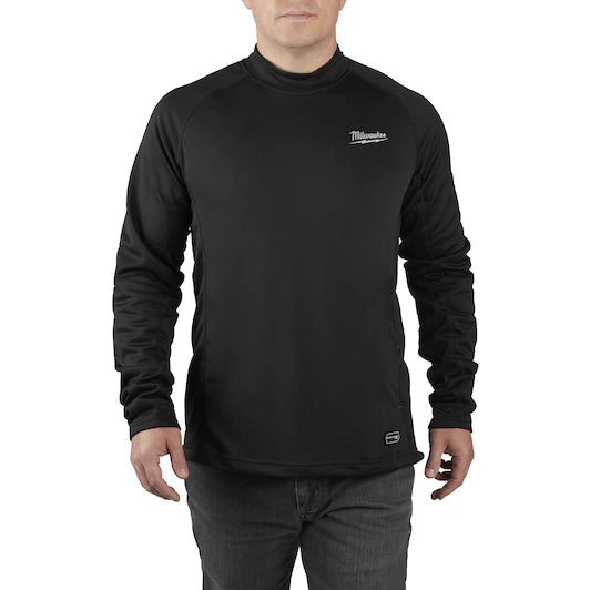 MILWAUKEE USB Rechargeable Heated Base Layer Black -M, L, XL, XXL