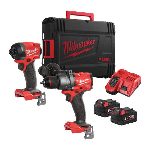 Milwaukee M18 Fuel Gen 4 Drill & Impact Driver Twin Pack M18FPP2A3-502X