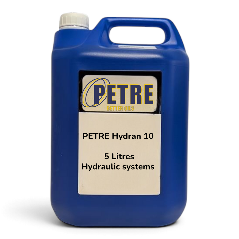 PETRE Hydran 10 Hydraulic Oil 5L - AHYD04