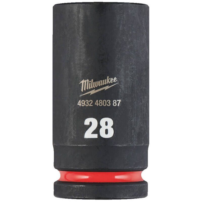 Milwaukee 28mm 3/4" ShockWave Impact Duty Drive Deep Impact Socket 4932480387