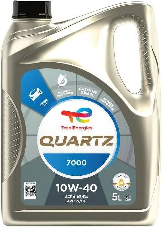 TotalEnergies Quartz 7000 10W-40 Semi-Synthetic Engine Oil
