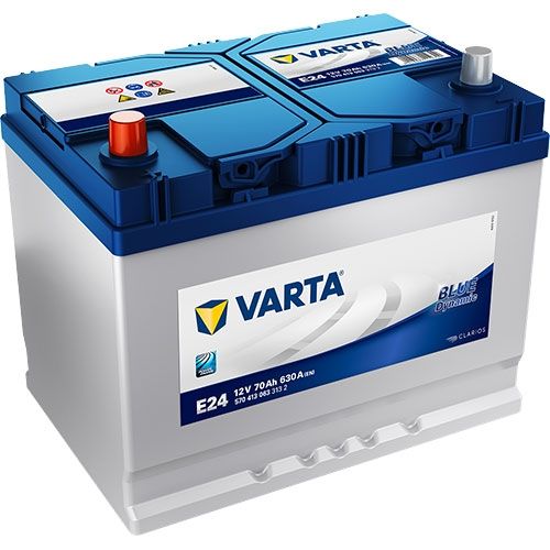 Varta Car Blue Battery 70AH 630cca
