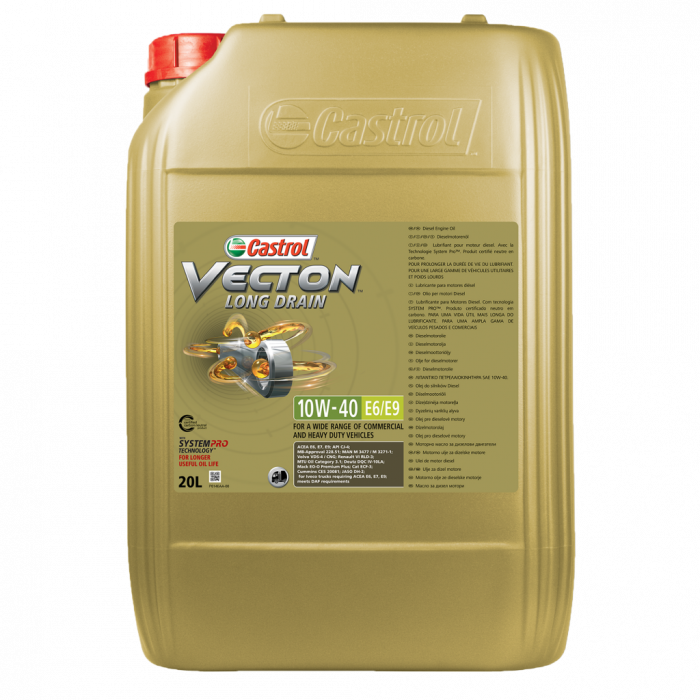 Castrol Vecton Long Drain E6 E9 10/40 20 Litre
