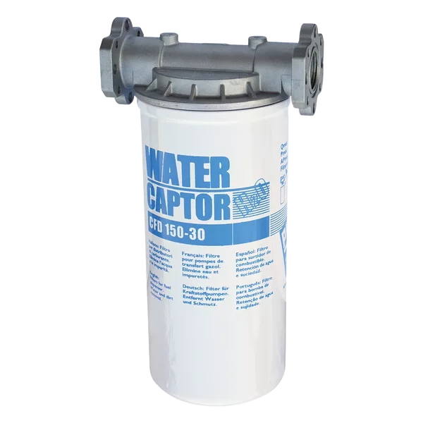 Piusi Filter Head (100L/min oil/fuel or 150L/min Water Captor) - F15743000
